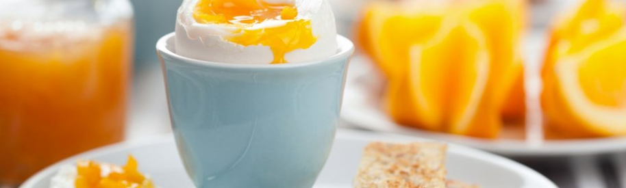 Варено пилешко яйце - основният продукт на яйчената диета за отслабване