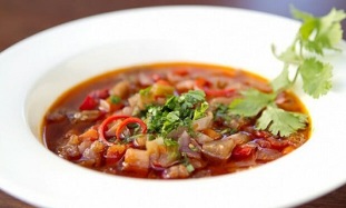 зеленчукова супа за диетата с 6 венчелистчета
